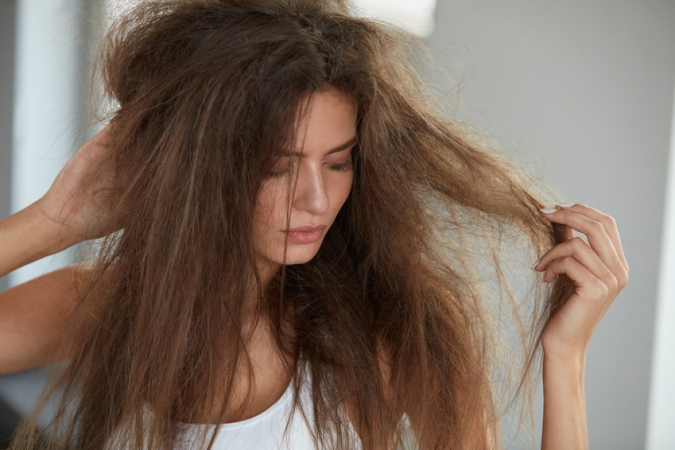 Masque pour cheveux secs et déshydratés
