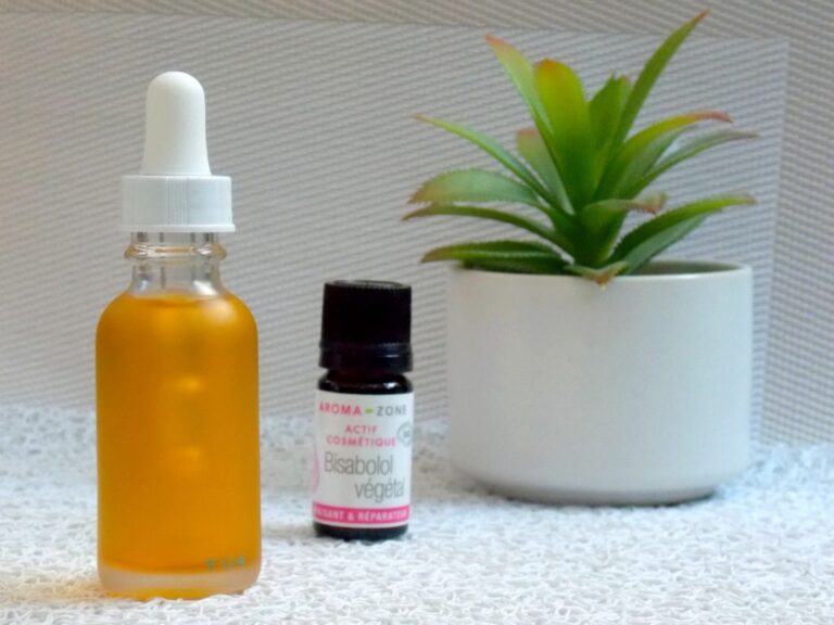 Recette d’un sérum huileux au bisabolol : de la douceur pour l’hiver.