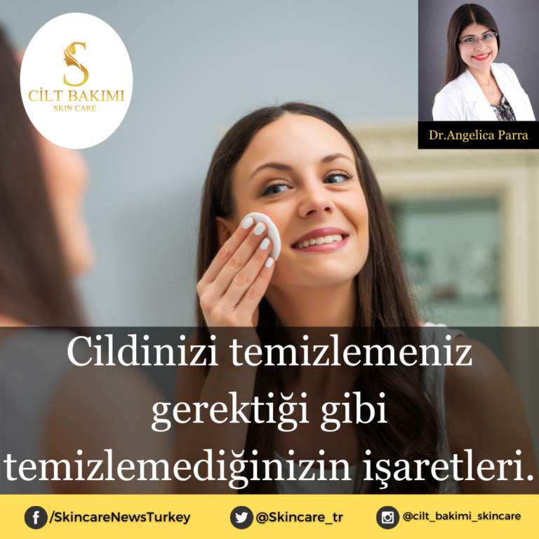 Cildinizi temizlemeniz gerektiği gibi temizlemediğinizin işaretleri.