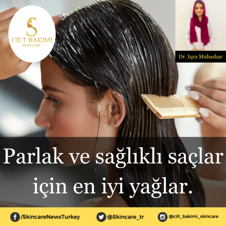 Parlak ve sağlıklı saçlar için en iyi yağlar.