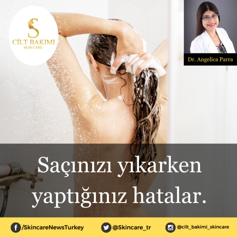 Saçınızı yıkarken yaptığınız hatalar.
