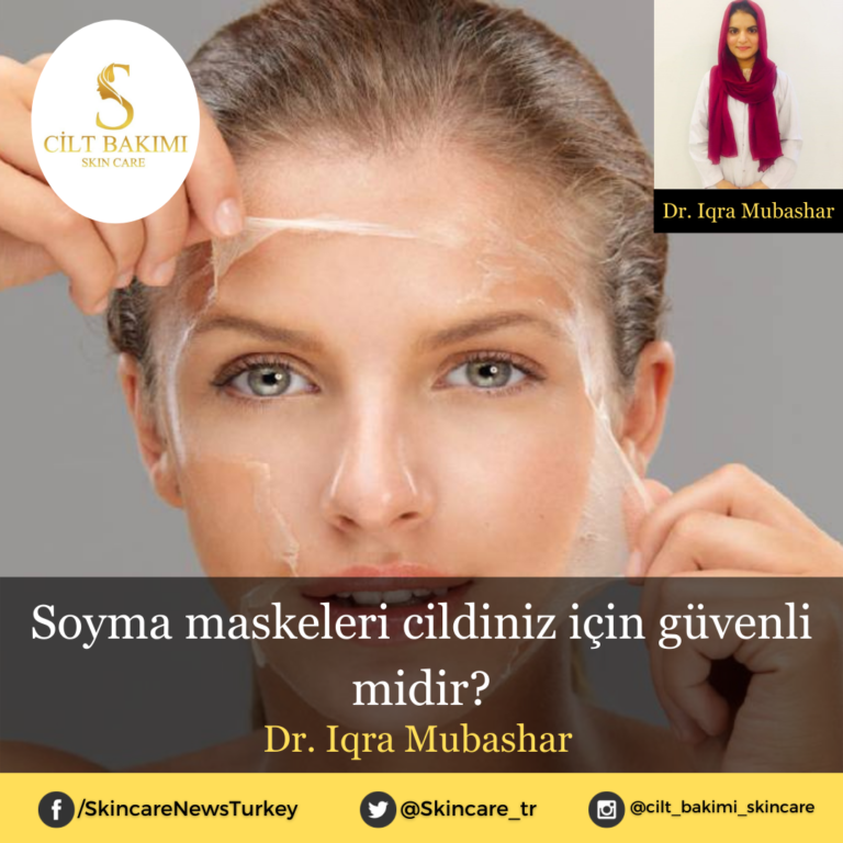 Soyma maskeleri cildiniz için güvenli midir?