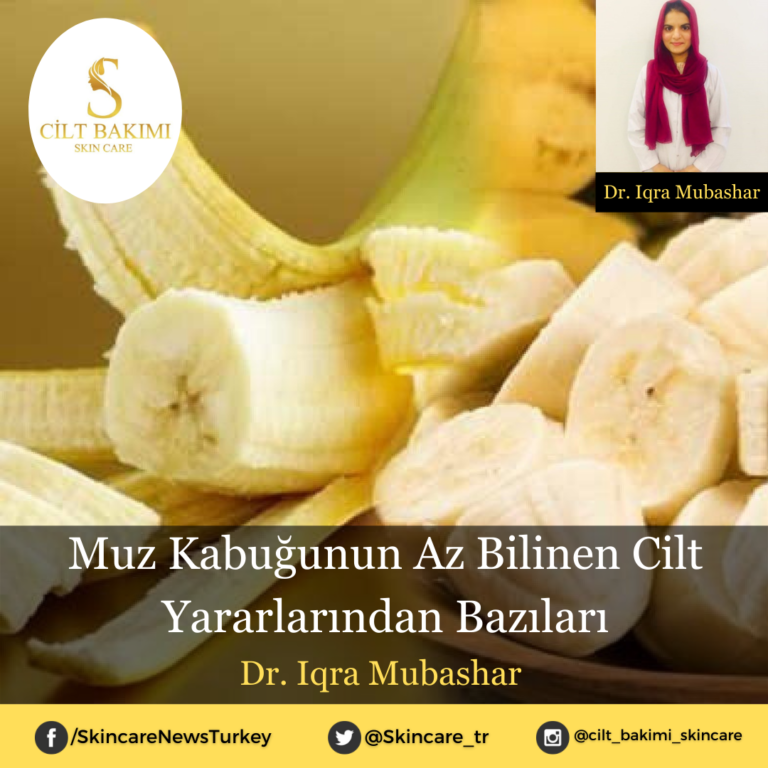 Muz Kabuğunun Az Bilinen Cilt Yararlarından Bazıları