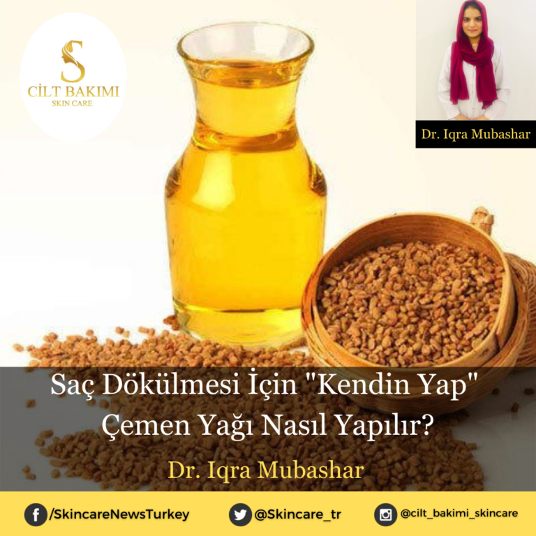 Saç Dökülmesi İçin “Kendin Yap” Çemen Yağı Nasıl Yapılır?