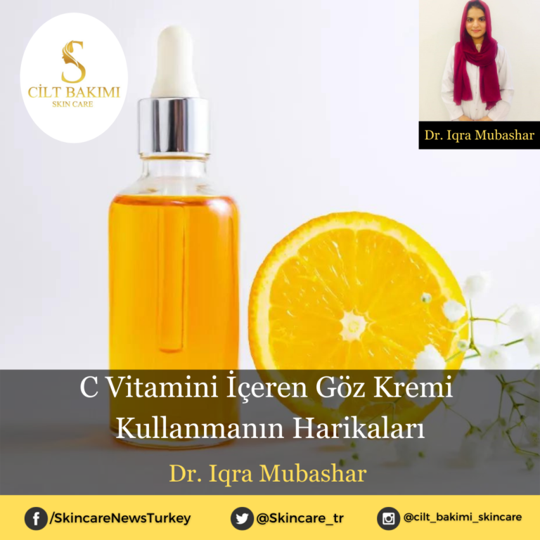 C Vitamini İçeren Göz Kremi Kullanmanın Harikaları