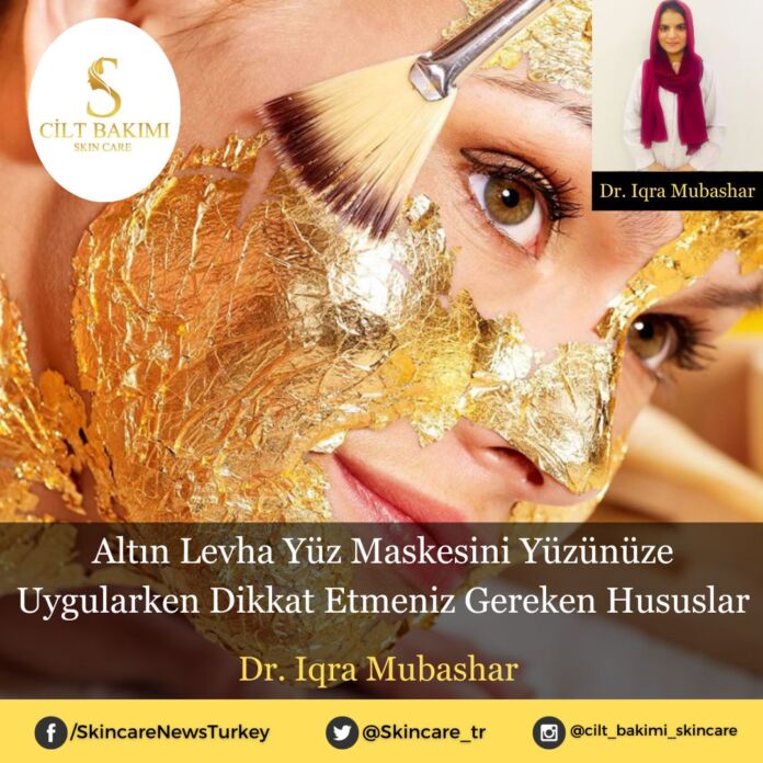 Skincare News v2 - Haziran Kopyası (1) Altın Levha Yüz Maskesini Yüzünüze Uygularken Dikkat Etmeniz Gereken Hususlar