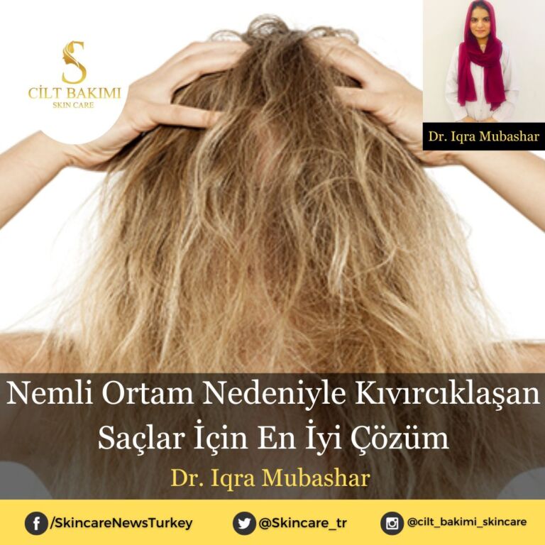 Nemli Ortam Nedeniyle Kıvırcıklaşan Saçlar İçin En İyi Çözüm